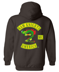 Nam Knights Ribbon Gildan Heavy Blend Pullover Hoodie