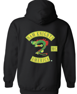 Nam Knights Ribbon Gildan Heavy Blend Pullover Hoodie